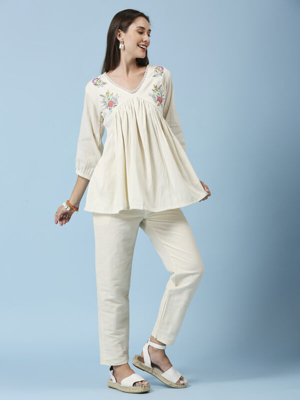 Aliya Cut Designer Co-Ord Set - Image 3