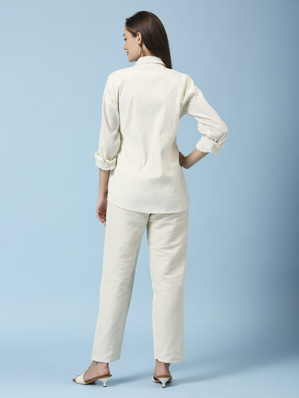 Khadi Cotton Fancy Shirt Co-ord Set - Image 4