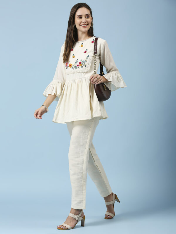 Colorful Flower Design Co-ord Set - Image 6
