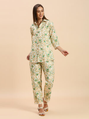 Elegant Khadi Co-ord Set