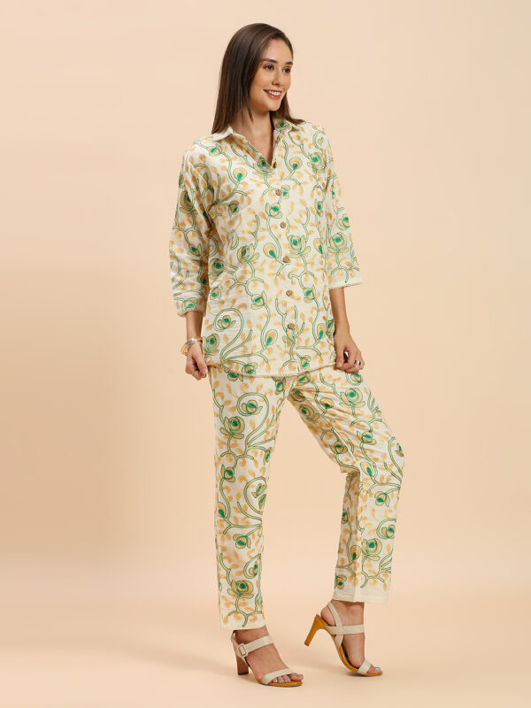 Elegant Khadi Co-ord Set - Image 4