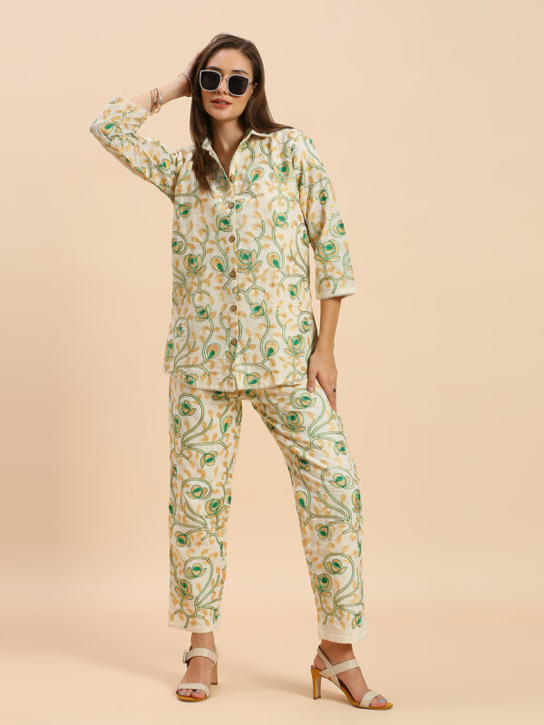 Elegant Khadi Co-ord Set - Image 7