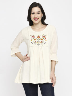 Yellow Sunflower Designer Top