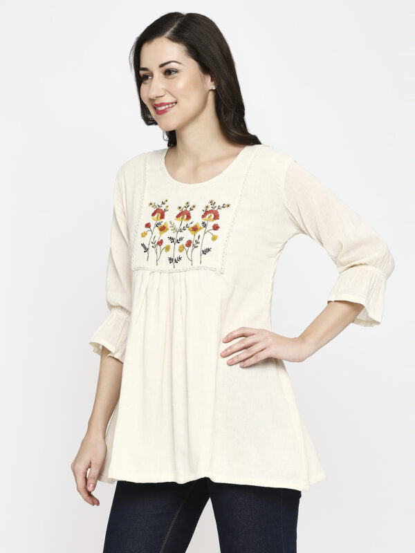 Yellow Sunflower Designer Top - Image 2