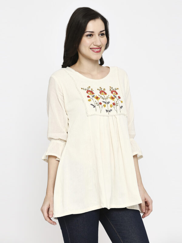 Yellow Sunflower Designer Top - Image 3
