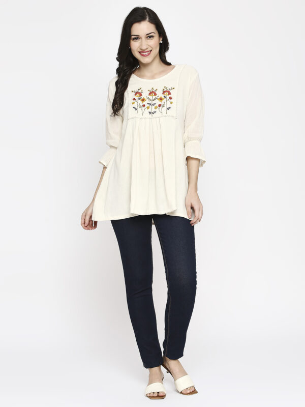 Yellow Sunflower Designer Top - Image 6
