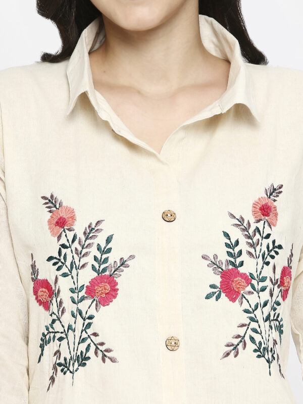 Pure Cotton Khadi Designer Top - Image 5