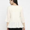 Embroidered Pure Cotton Khadi Tunic - Image 4