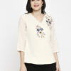 Pure Cotton Khadi Embroidered Tunic