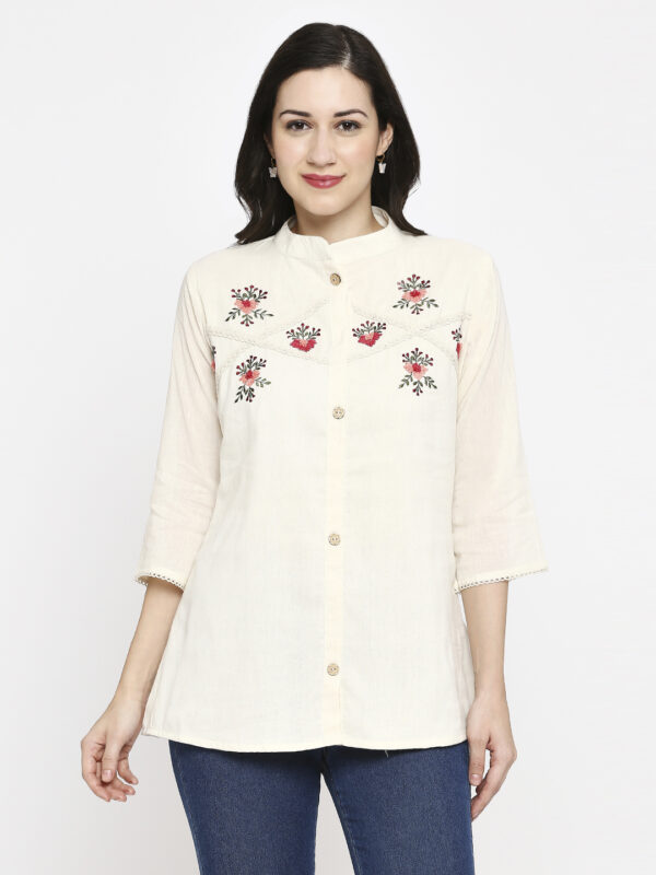 Handcrafted Pure Cotton Khadi Top