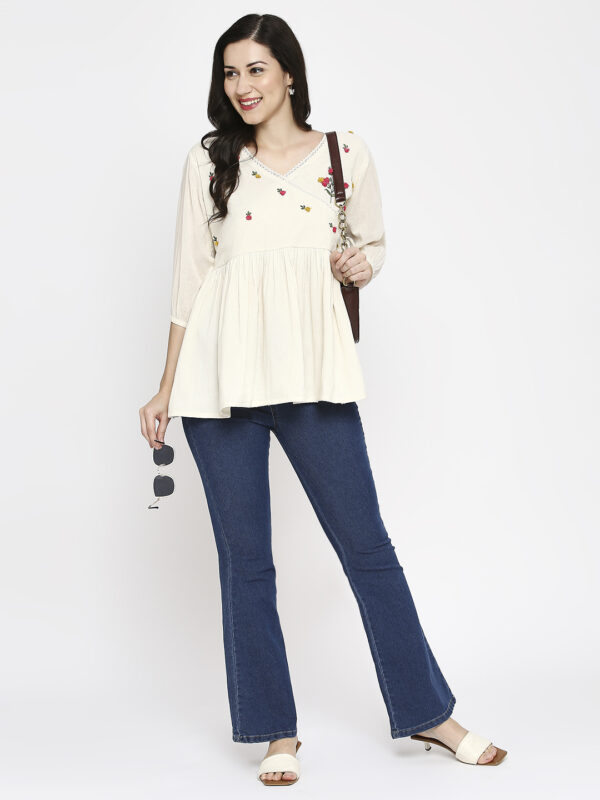 Playful Khadi Cotton Top - Image 7
