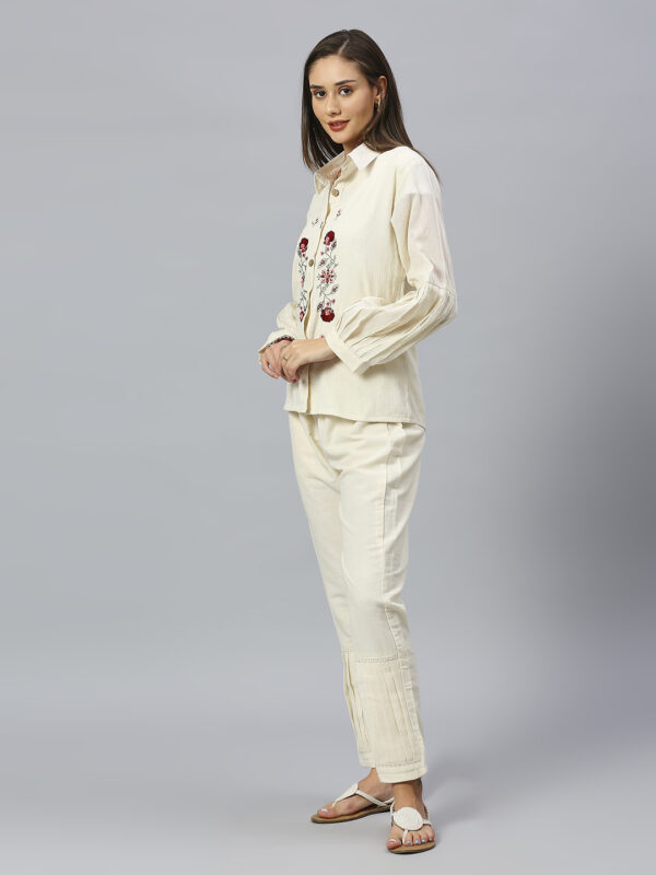 Pure Cotton Khadi Co-ord Set - Image 2