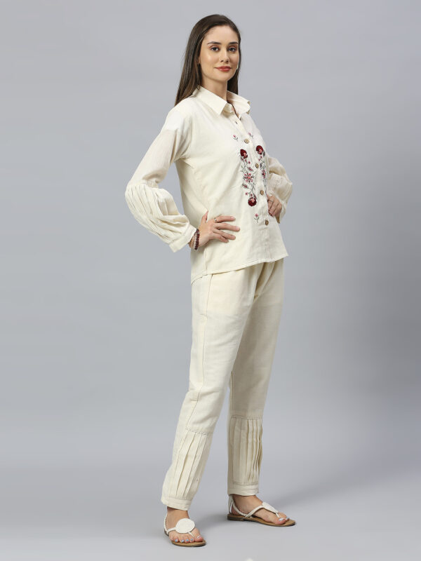 Pure Cotton Khadi Co-ord Set - Image 3