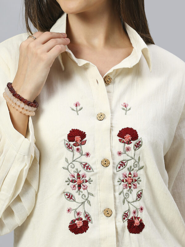 Pure Cotton Khadi Co-ord Set - Image 5