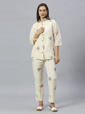 Khadi Cotton Butterfly Design Blouse