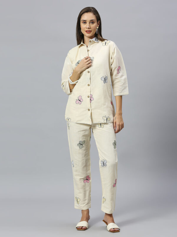 Khadi Cotton Butterfly Design Blouse