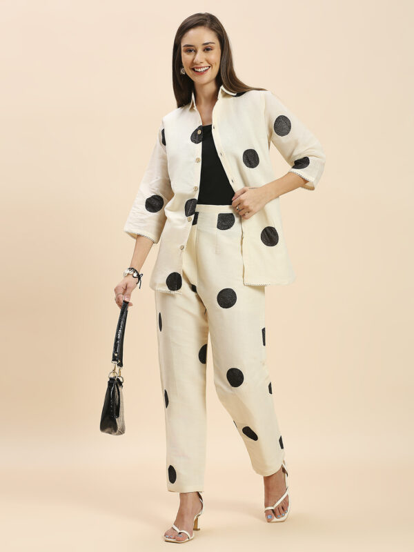 New Black Round Design Co-ord Set - Image 6