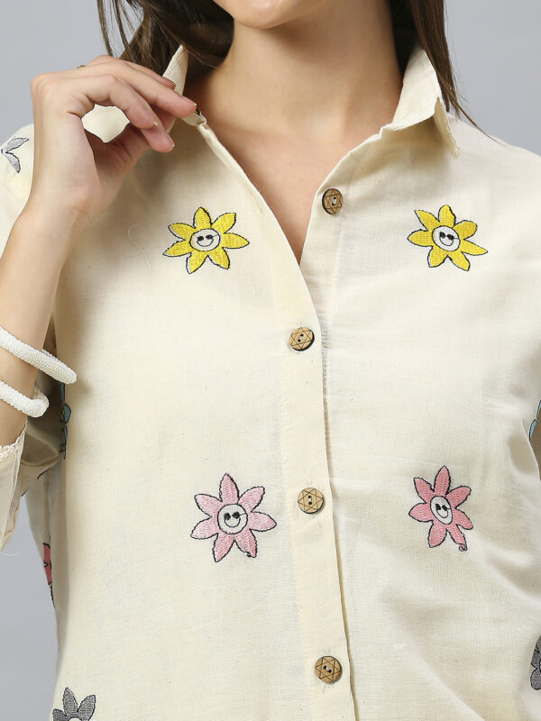 Khadi Cotton Flower Co-ord Set - Image 5