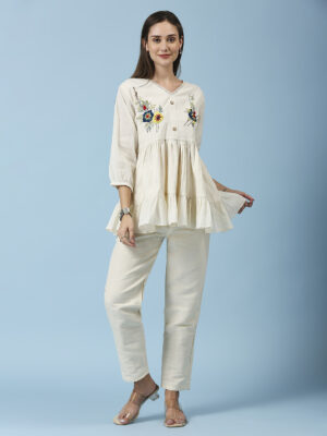 Blue Design Co-Ord Set