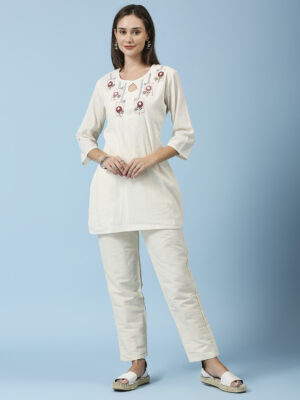 Pure Khadi Cotton Co-ord Set