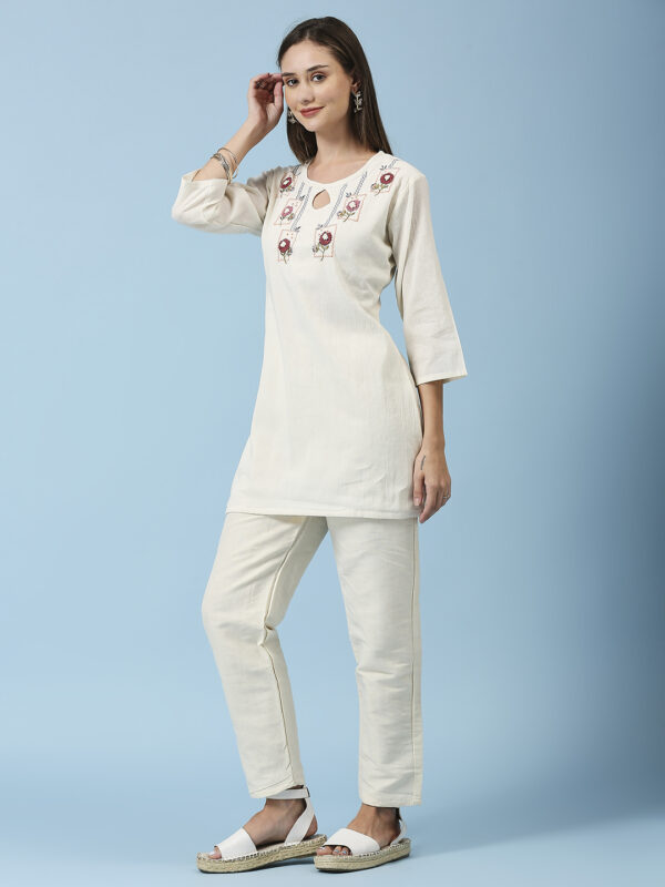 Pure Khadi Cotton Co-ord Set - Image 2