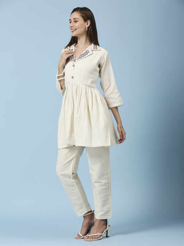Mirror Collar Designer Co-ord Set - Image 2