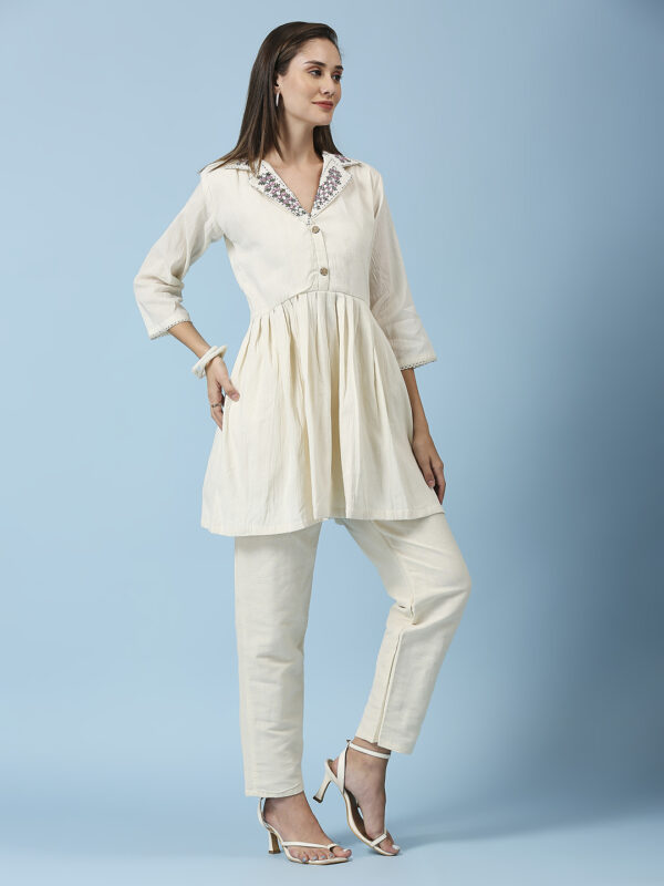 Mirror Collar Designer Co-ord Set - Image 3