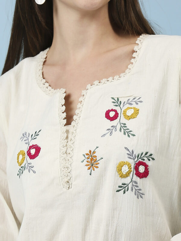 Red & Yellow V-Neck Co-ord Set - Image 5