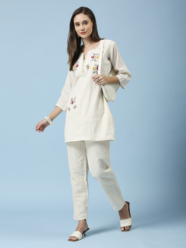 Red & Yellow V-Neck Co-ord Set - Image 6