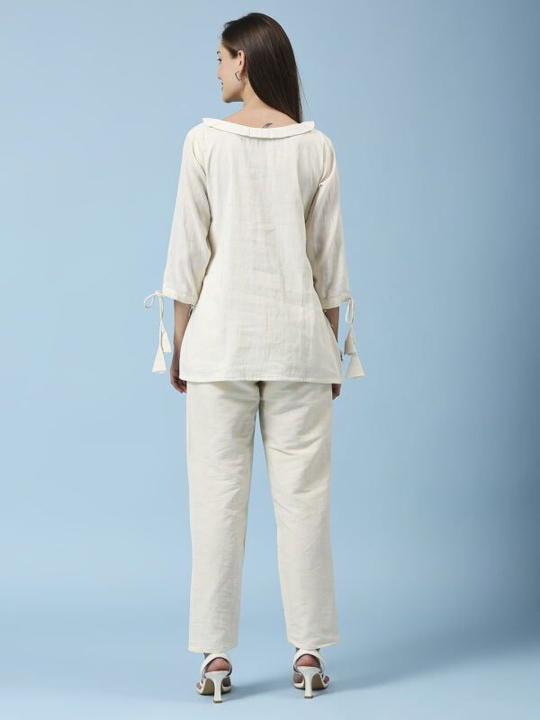 Collar With Black Design Co-ord Set - Image 4
