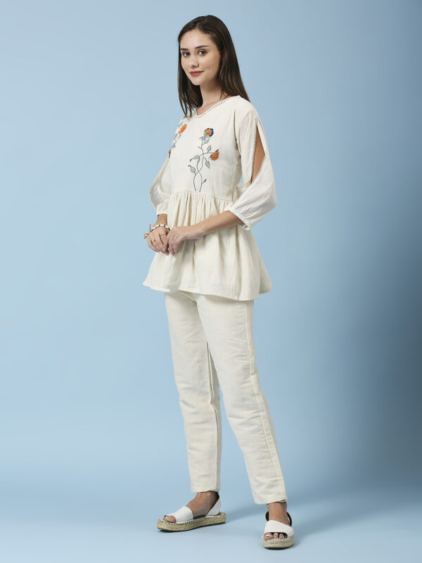Designer Co-Ord Set with Embroidery - Image 2