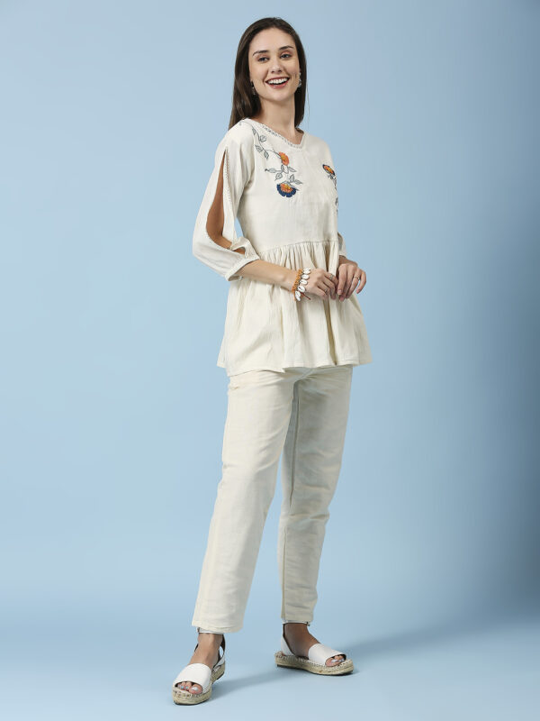 Designer Co-Ord Set with Embroidery - Image 3