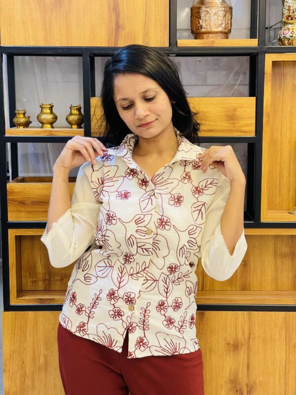 Pure Cotton Khadi Shirt - Image 3