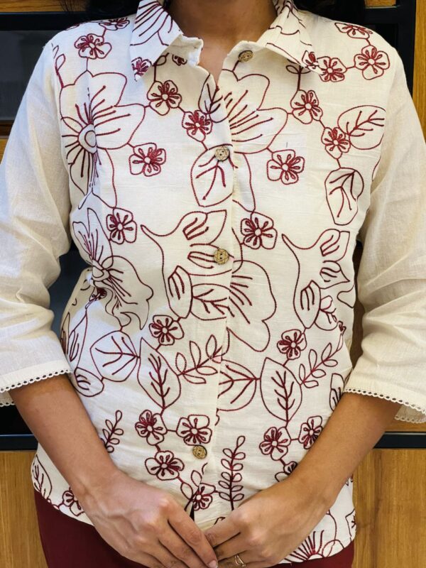 Pure Cotton Khadi Shirt - Image 4
