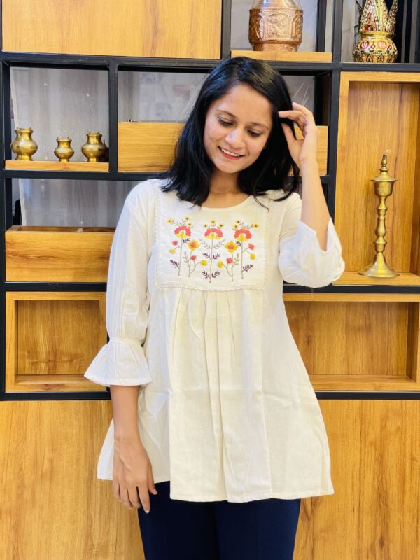 Yellow Sunflower Designer Top - Image 2