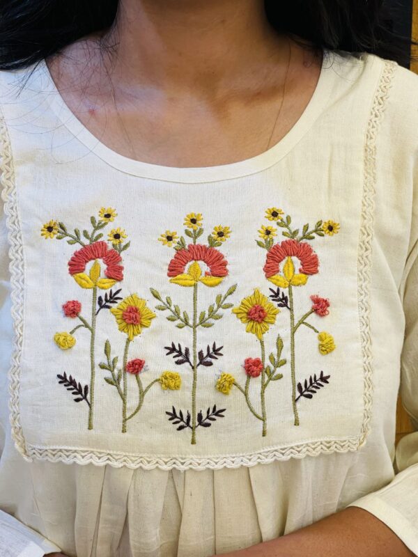Yellow Sunflower Designer Top - Image 3