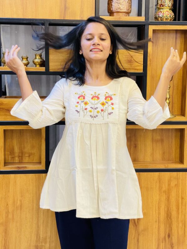 Yellow Sunflower Designer Top - Image 6