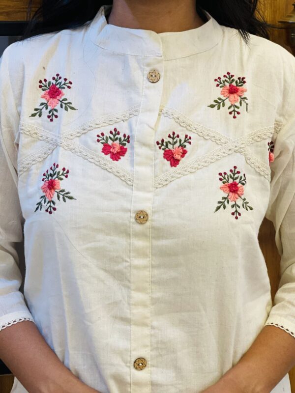 Elegant Designer Shirt With Fancy Collar Shirt - Image 2
