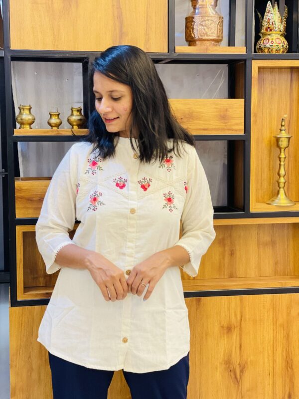 Elegant Designer Shirt With Fancy Collar Shirt - Image 3