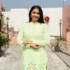 New Arrival Special Wedding Season Collection Colorful Pista Green Co-ord Sets - Image 3