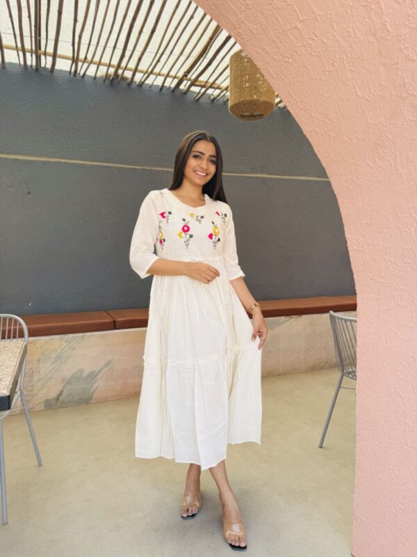 Effortless Elegance New Khadi Cotton Gowns