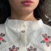 Handcrafted Elegance Khadi Cotton Top - Image 2