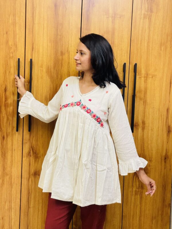 Playful Khadi Cotton Top