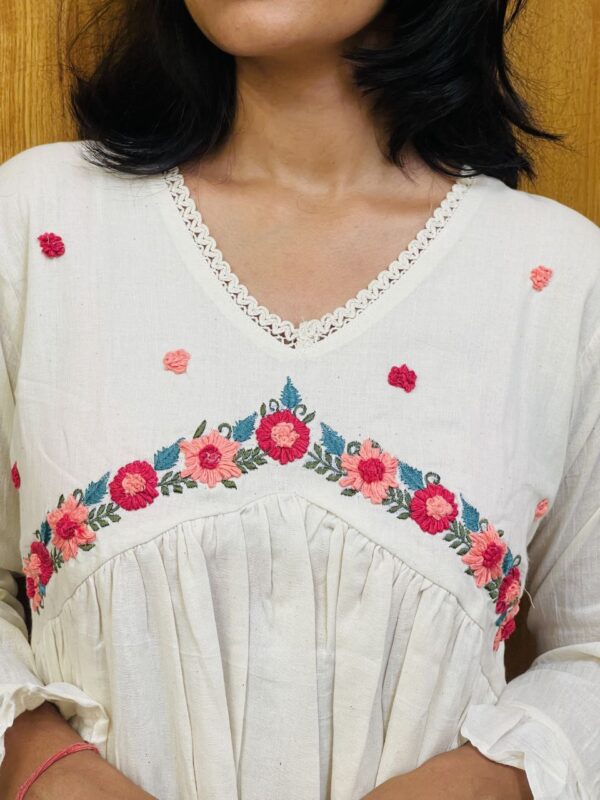 Playful Khadi Cotton Top - Image 2