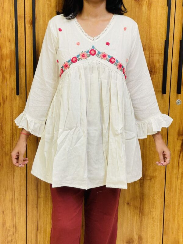 Playful Khadi Cotton Top - Image 3