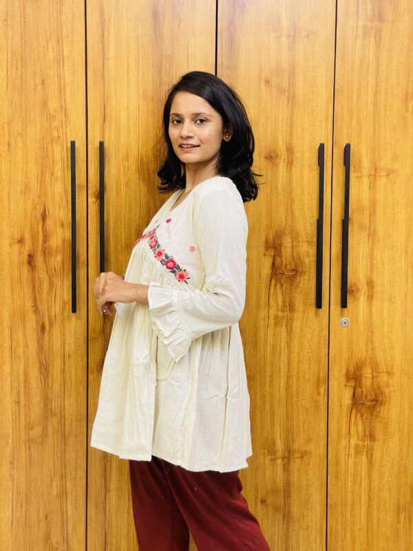 Playful Khadi Cotton Top - Image 4