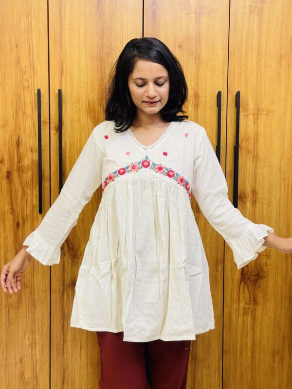 Playful Khadi Cotton Top - Image 5