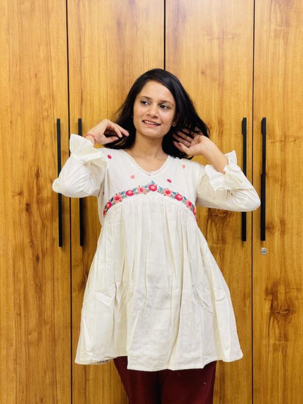 Playful Khadi Cotton Top - Image 6