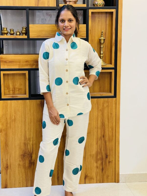 New Design Rama Colour Round Design Co-ord Set