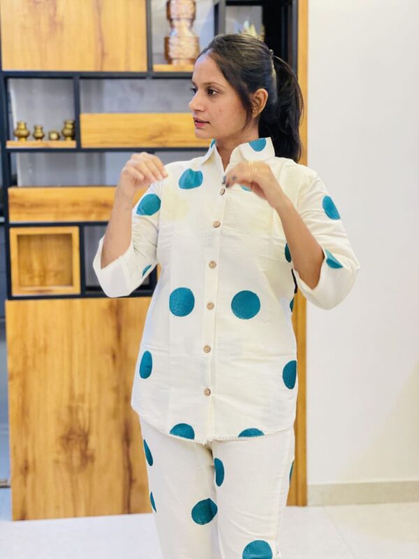 New Design Rama Colour Round Design Co-ord Set - Image 3
